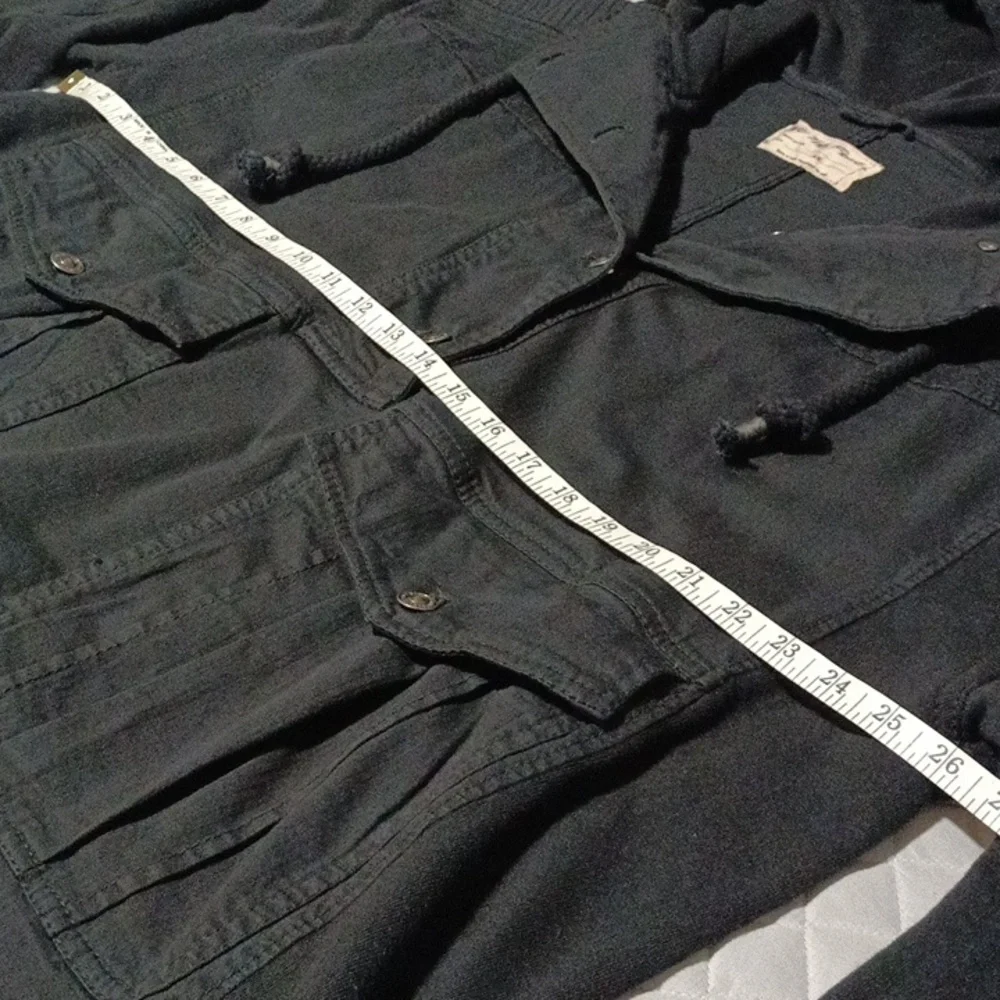Free People | We The Free Marlie Washed Black Utility Jacket - Picture 4 of 7